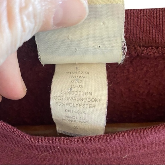 LEE VTG MAINE Crewneck Sweatshirt size small souvenir maine outdoorsy top unisex - Picture 5 of 6